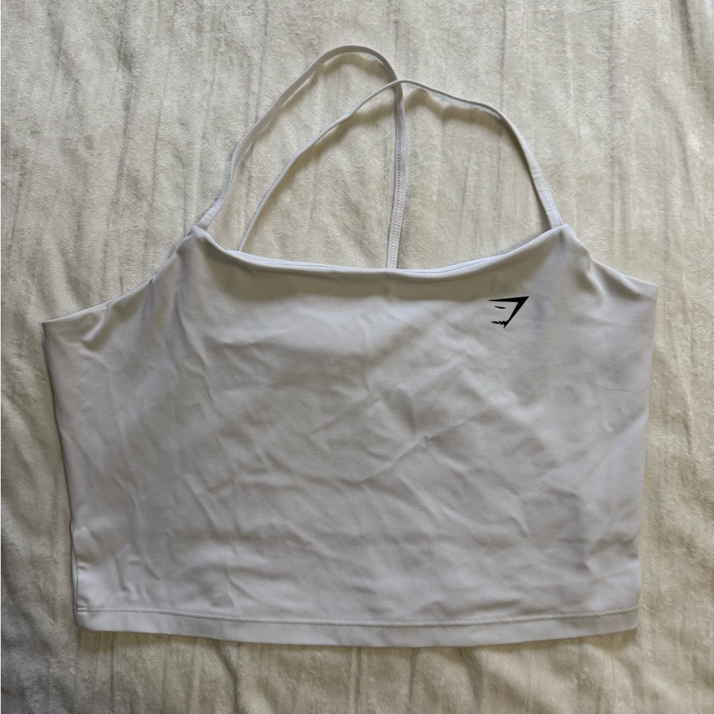 Gymshark White Crop Top
